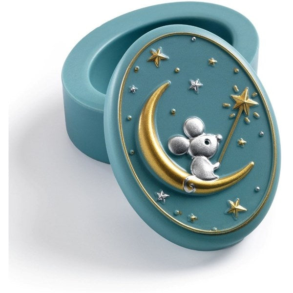 Djeco Toothbox Mus Pastellblå