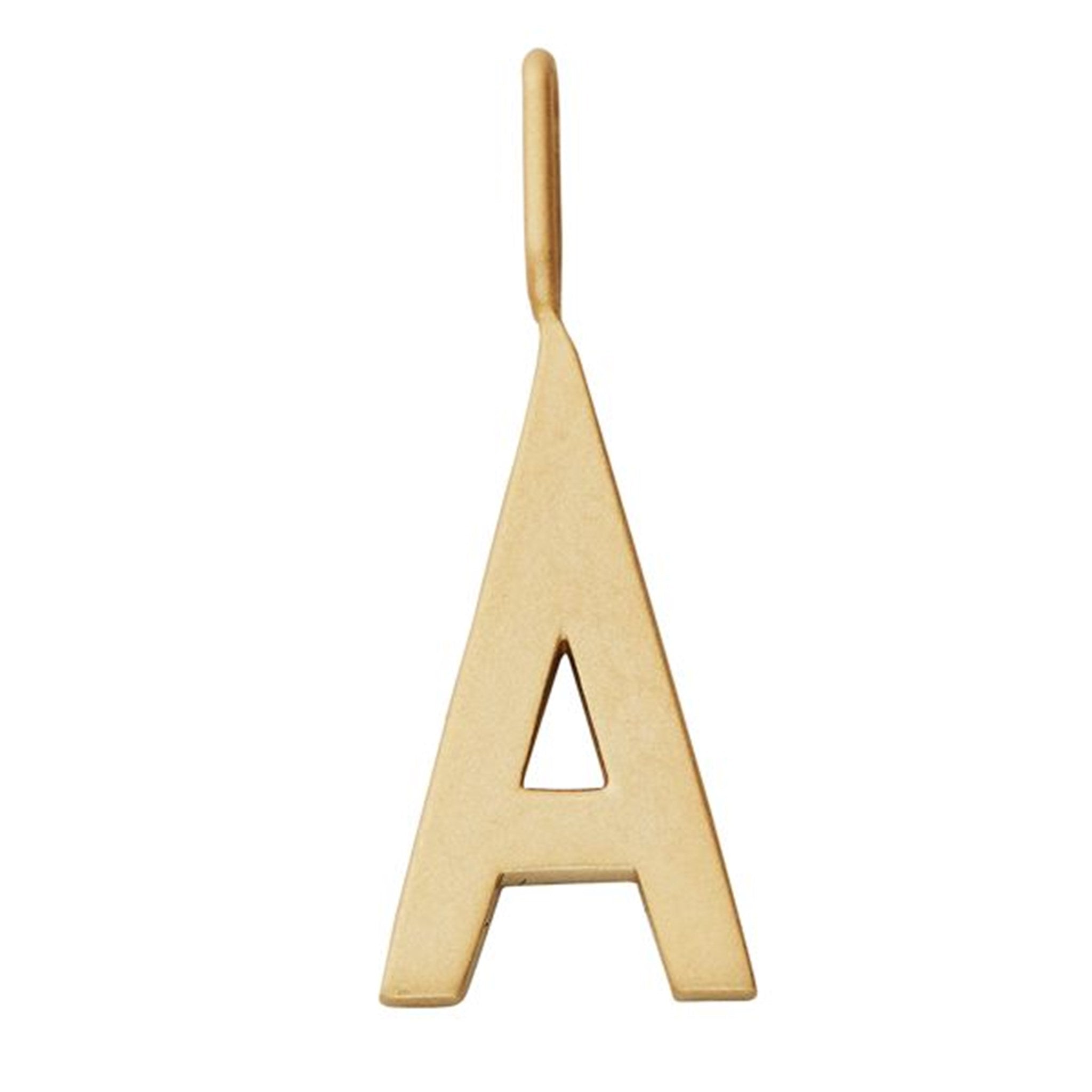 Design Letters Archetype Stort Hängsmycke GOLD Plated