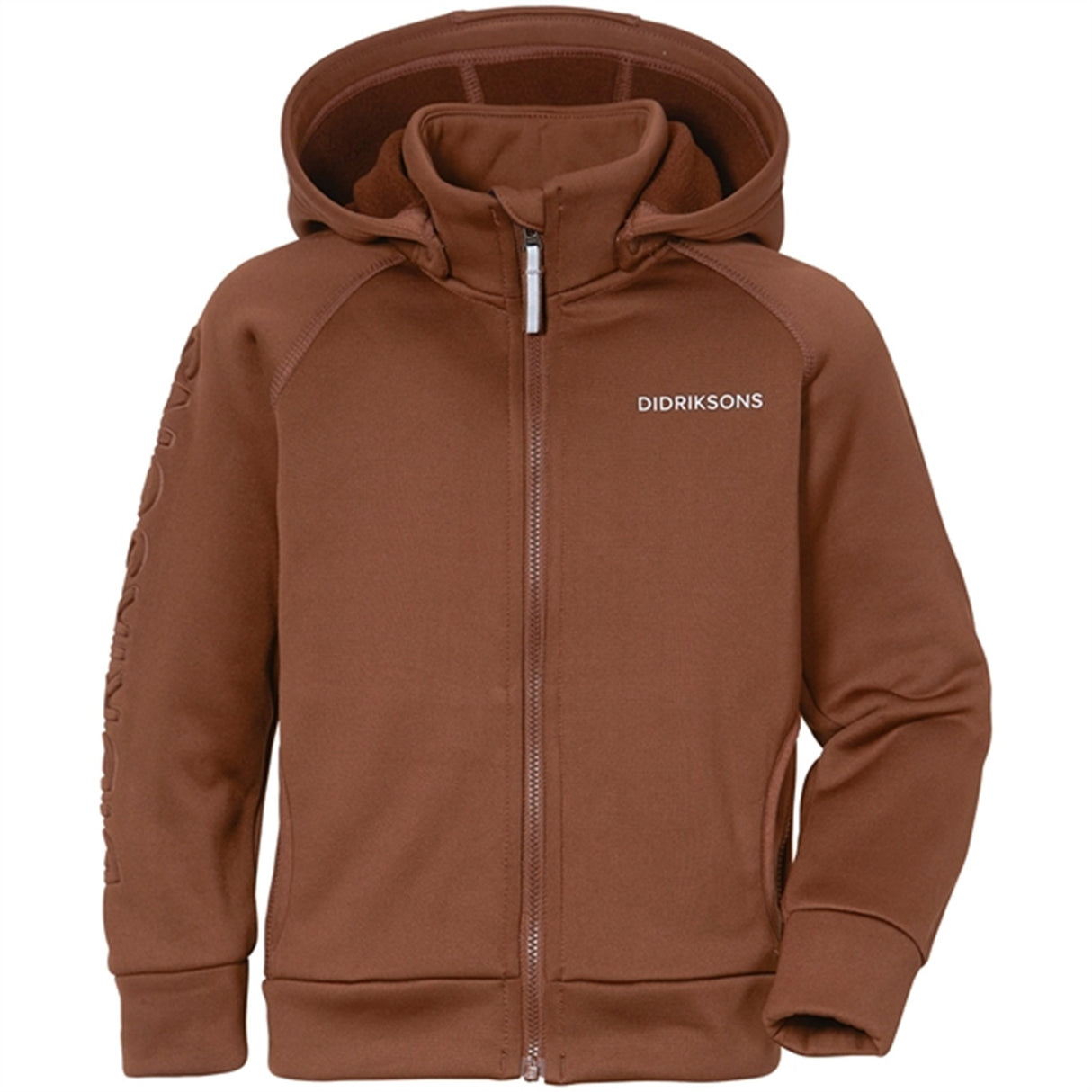 Didriksons Corin Earth Brown Sweatshirt m/Lynlås