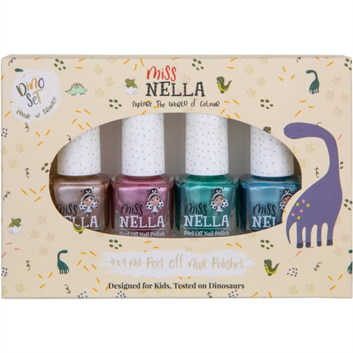 Miss Nella Nagellack Set Dino