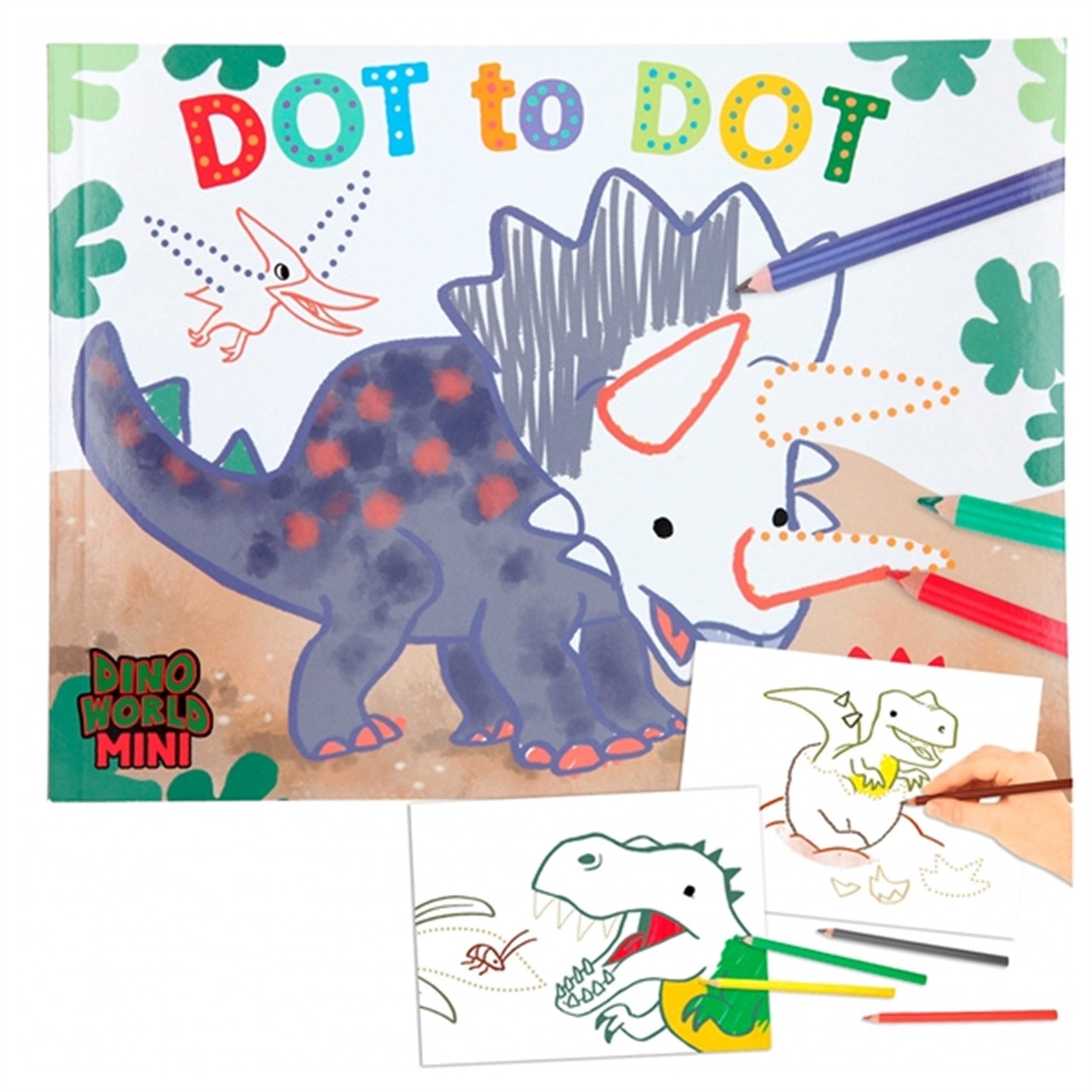 Dino World Connect the Dots Drawing Book Mini Dino 2