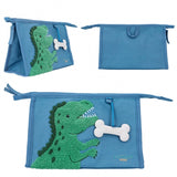 Dino World Washbag Blue Dino Mini 2