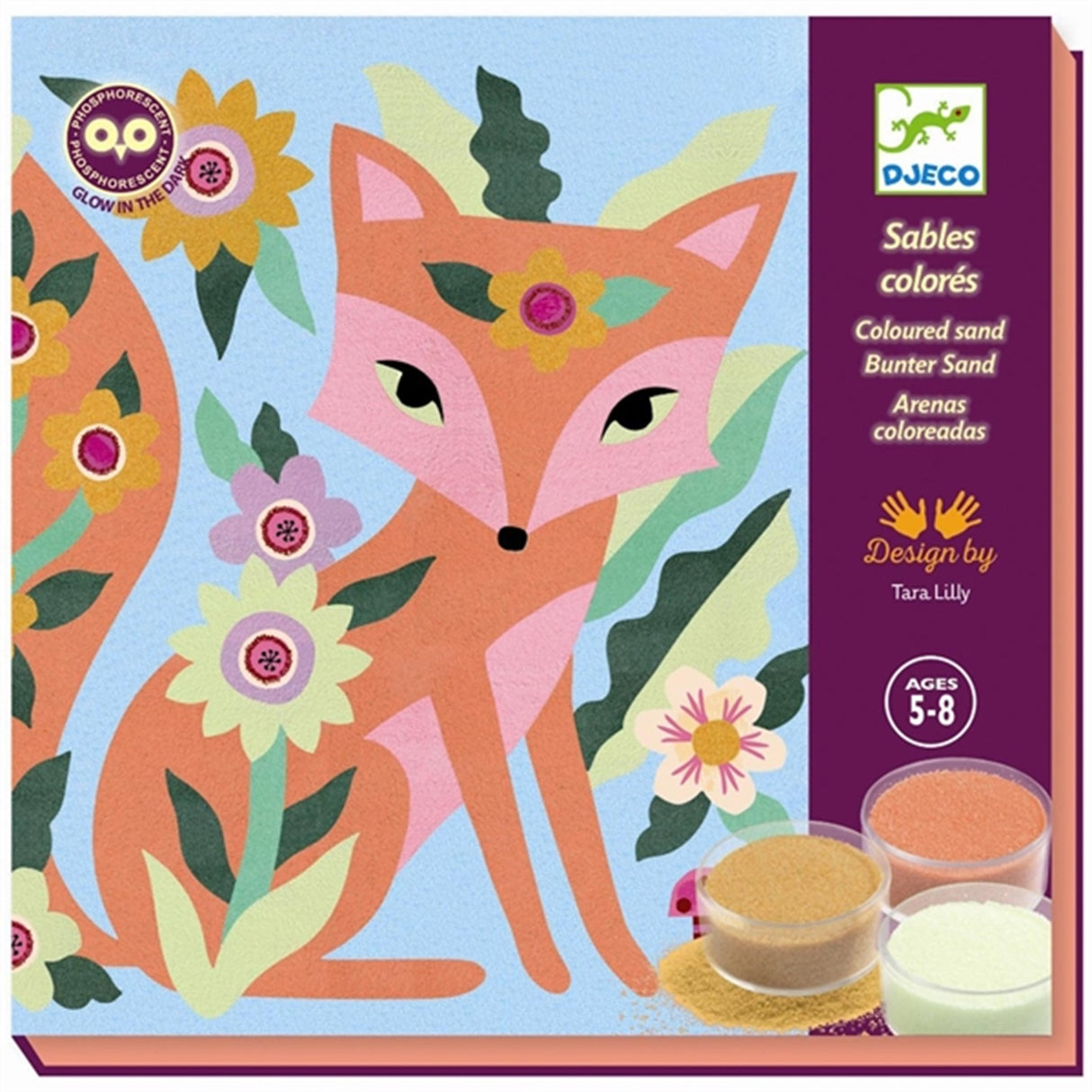 Djeco Kreative Box Lysande Trädgården