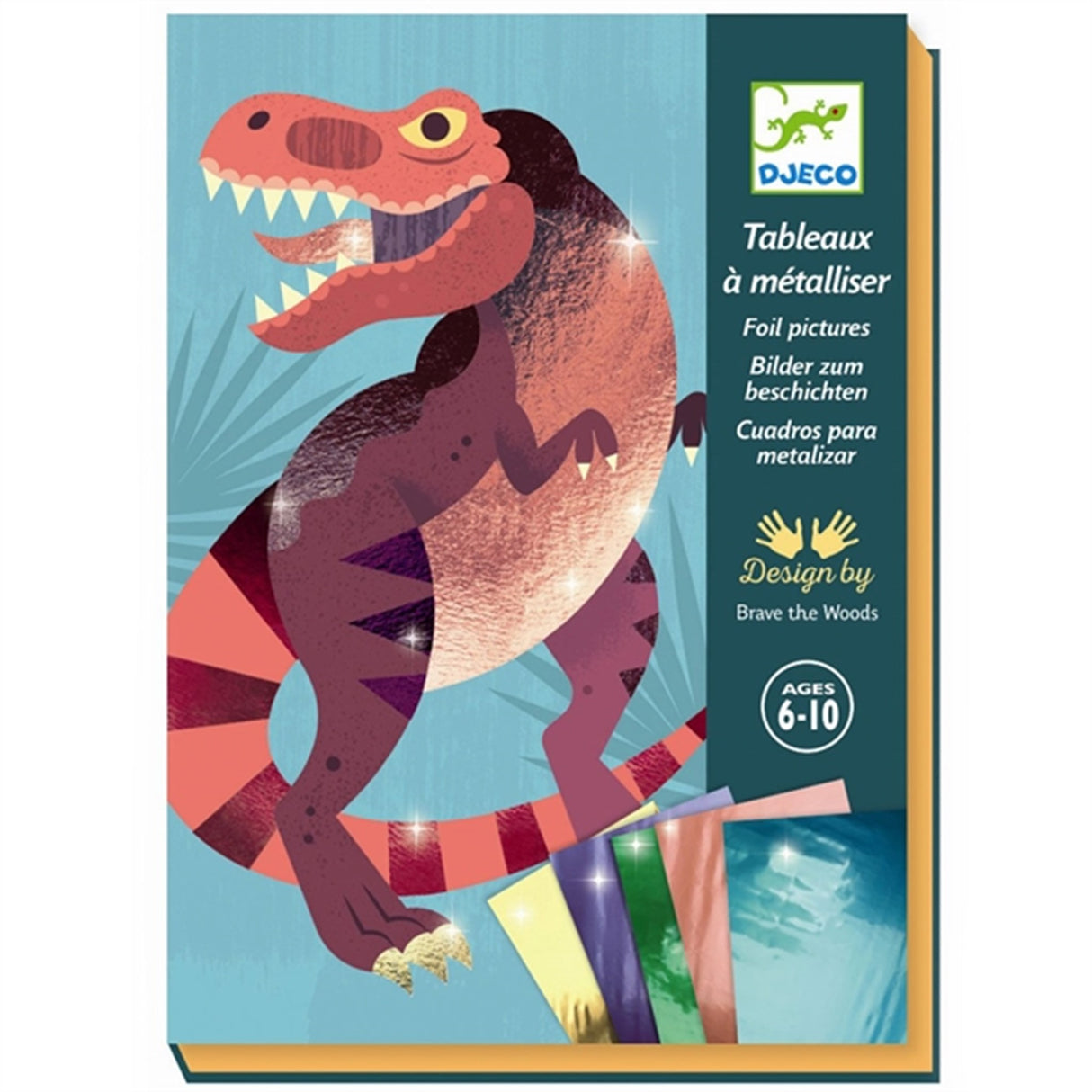 Djeco Kreative Box Foliebilder Jurassic