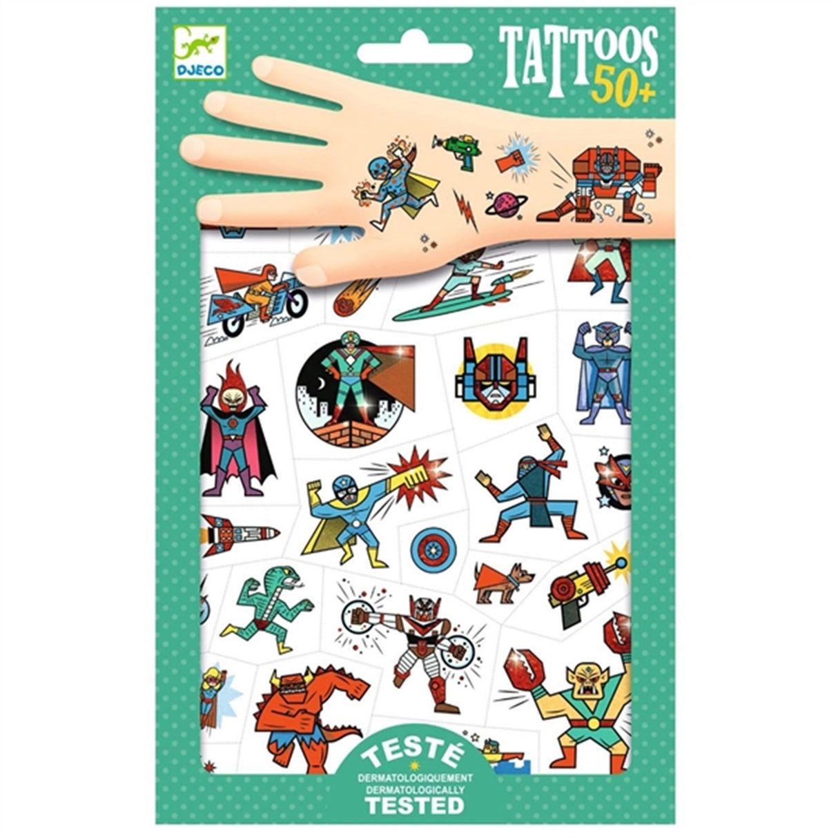 Djeco Tattoos Superhjältar