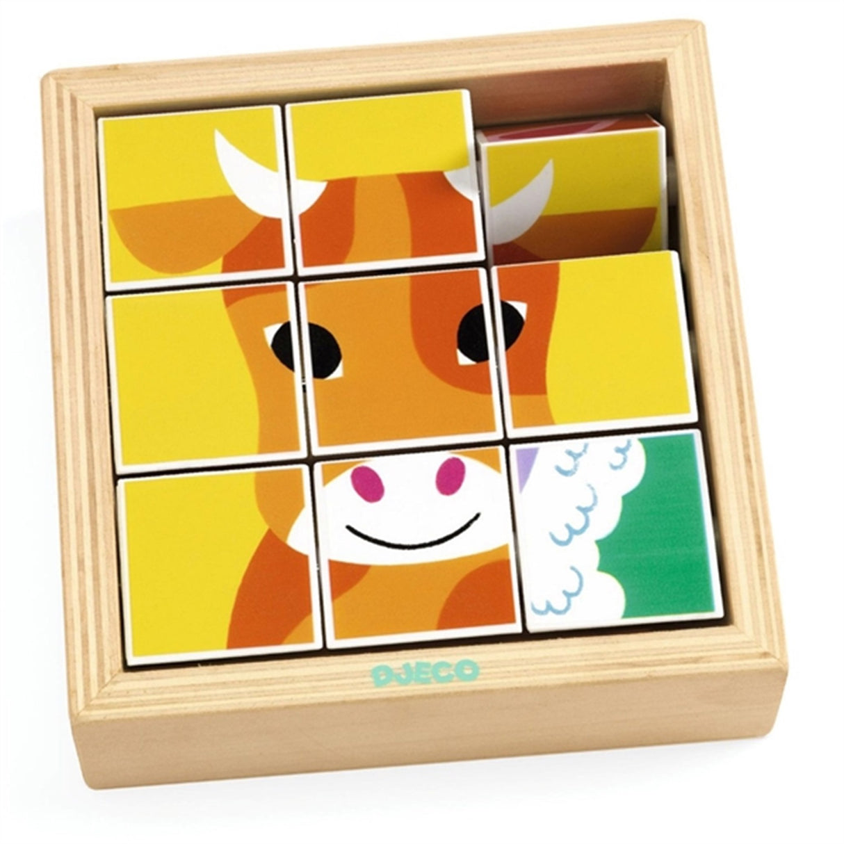 Djeco Block Puzzle Animoroll