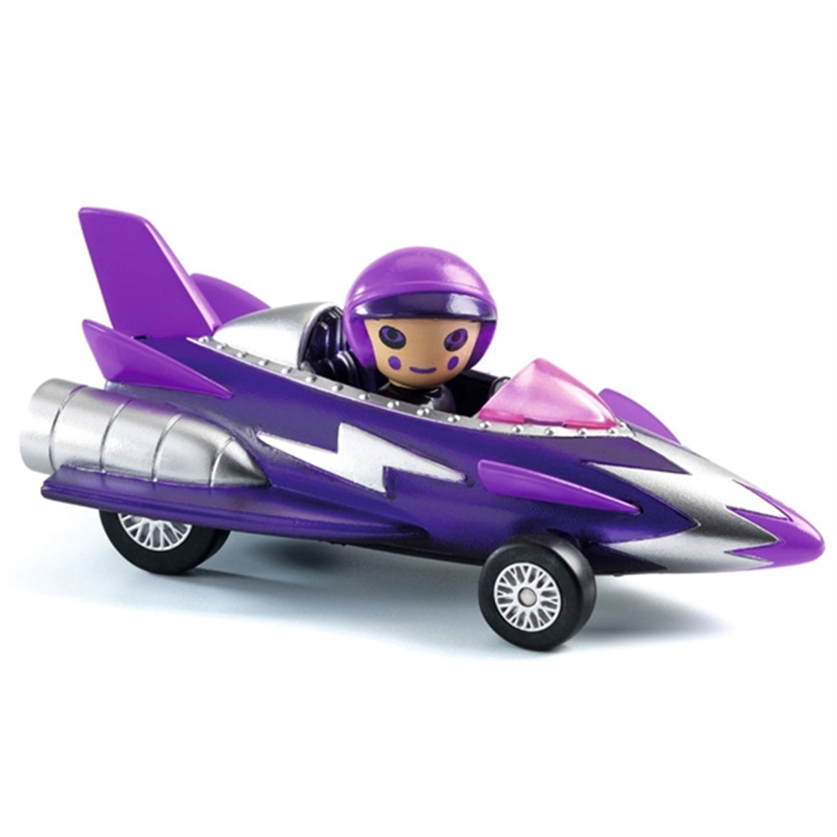 Djeco Crazy Motors Race Car Miss Burgundy