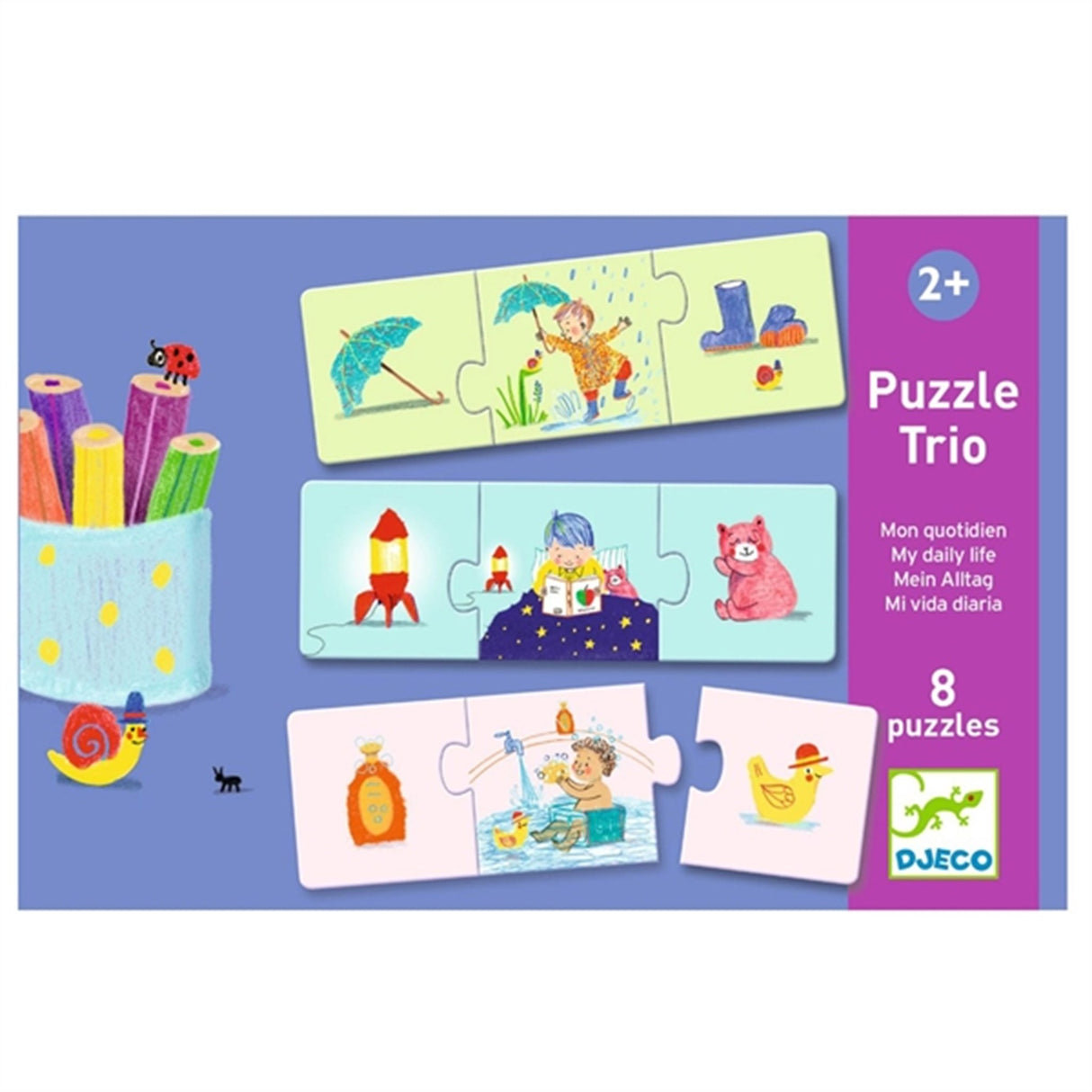 Djeco Puzzle Trio My Every Day Life