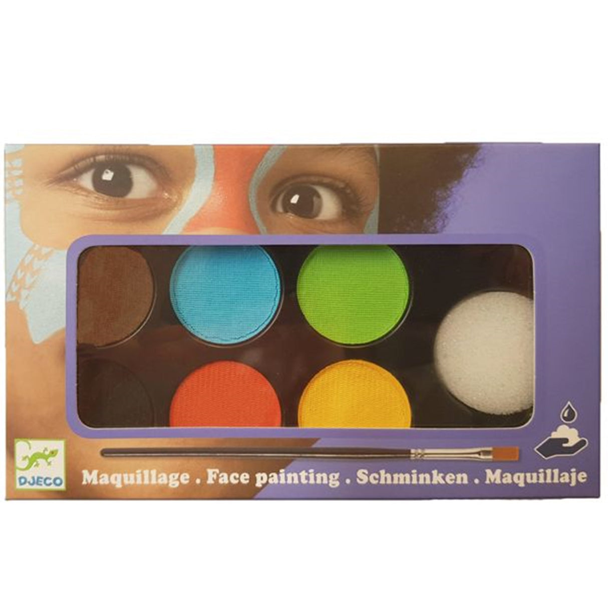 Djeco Maquillage Palette 6 Colours Nature