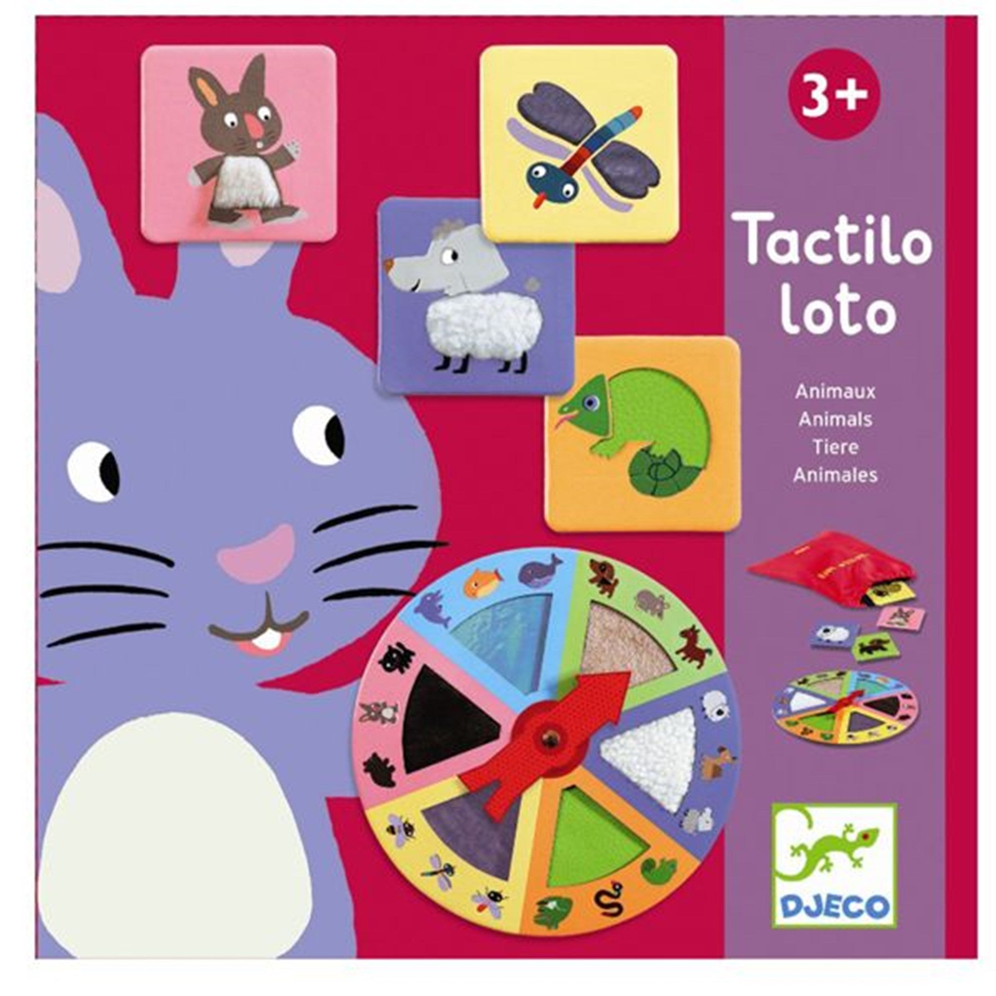 Djeco Touch/Feel Game Animals