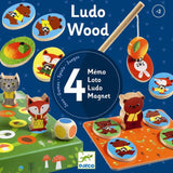 Djeco Trälærespil Ludo Wood