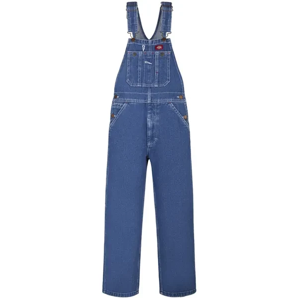 Dickies Denim Bib Haklappsbyxor Indigo Blue