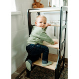 Duck Woodworks Foldable Kitchen Tower Black 2