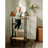 Duck Woodworks Foldable Kitchen Tower Black 4