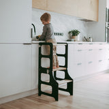Duck Woodworks Foldable Kitchen Tower Black 8