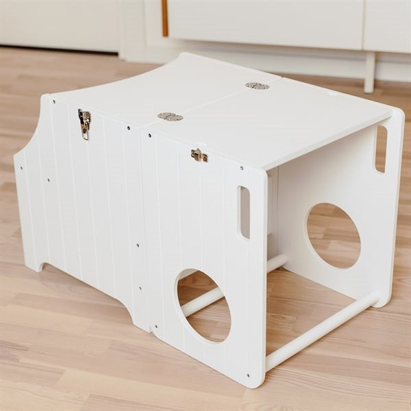 Duck Woodworks Space X Foldable Kitchen Tower White 4