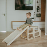 Duck Woodworks Foldable Kitchen Tower w. Slide Natural