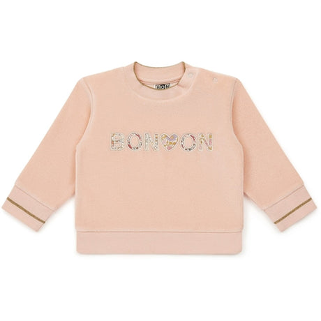 BONTON Rose Coquillage Bebis Sweatshirt