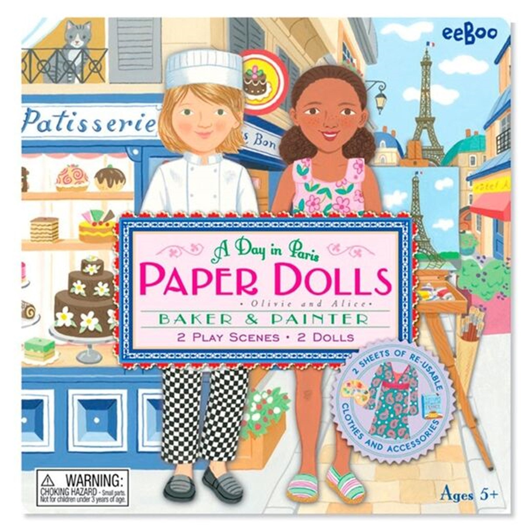 Eeboo Paper Dolls - Baker and Painter