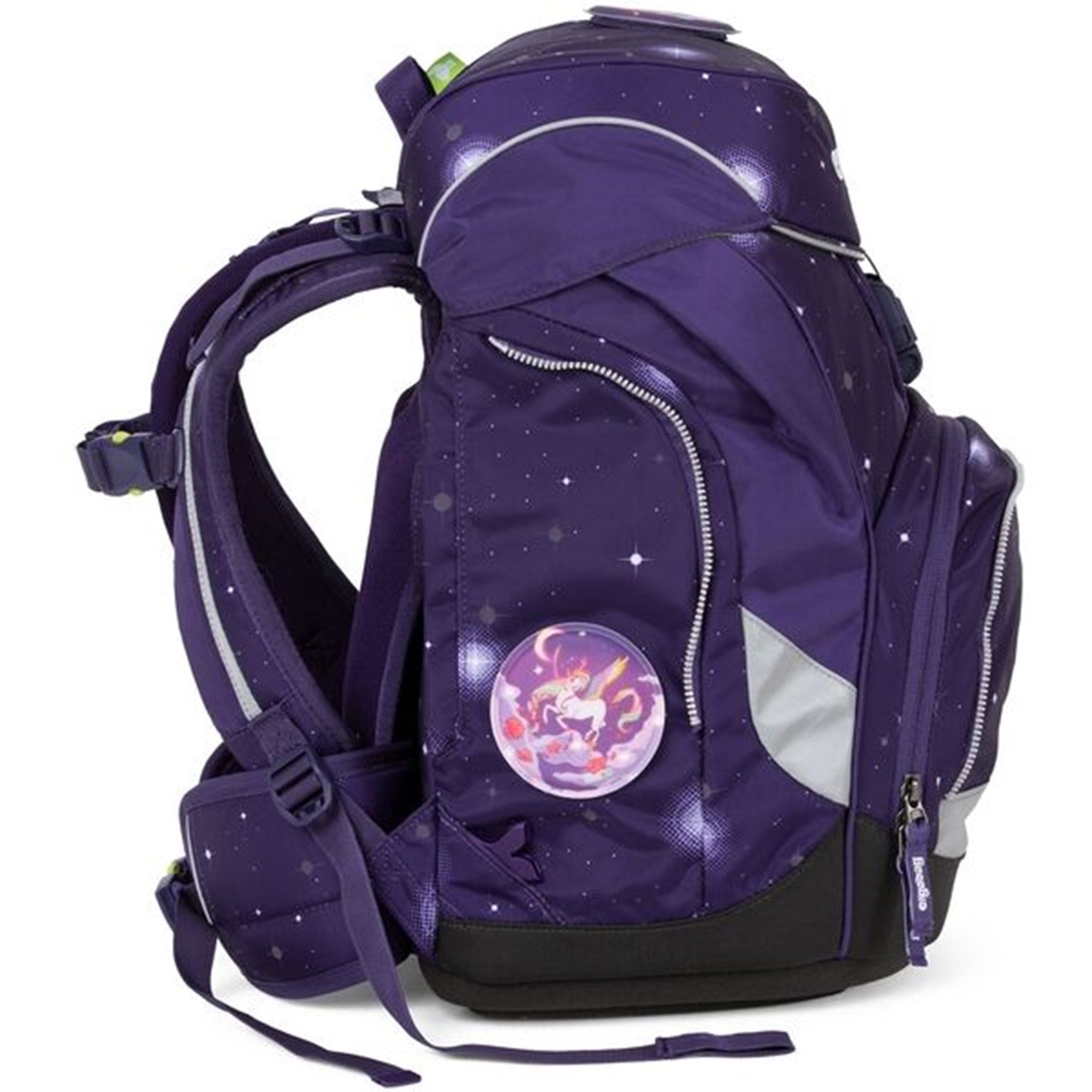 Ergobag Skolväska Galaxy Glow Prime Beargasus Purple 3