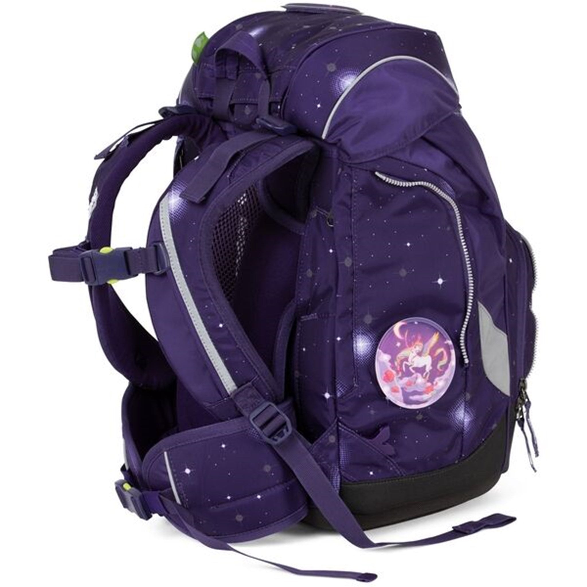 Ergobag Skolväska Galaxy Glow Prime Beargasus Purple 4