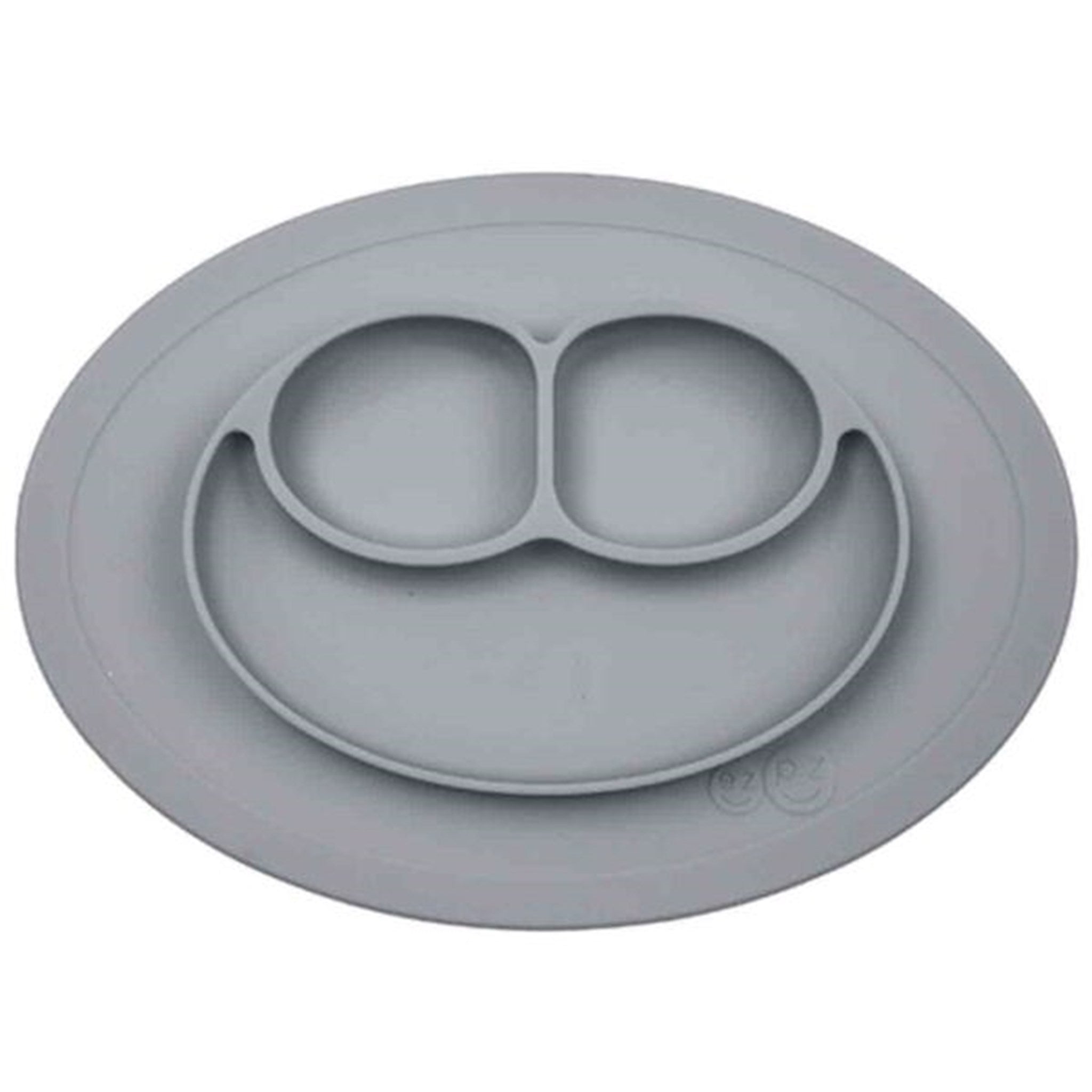 EZPZ Happy Mini Mat Underlägg + Plate in One Grey