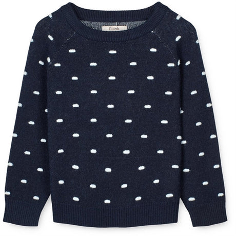 Fliink Navy/Dot Benna Dot Stickat