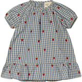 Flöss Polly Klänning Berry/Blue Gingham