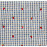 Flöss Polly Halsduk Berry/Blue Gingham 2