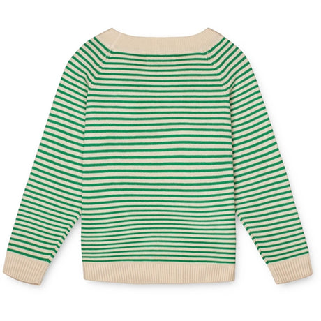 Fliink Jelly Bean Green Stripe Fave Stripe Stickat Cardigan 2