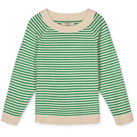 Fliink Jelly Bean Green Stripe Fave Stripe Stickat