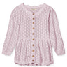 Fliink Lavender Fog Oma Stickat Cardigan