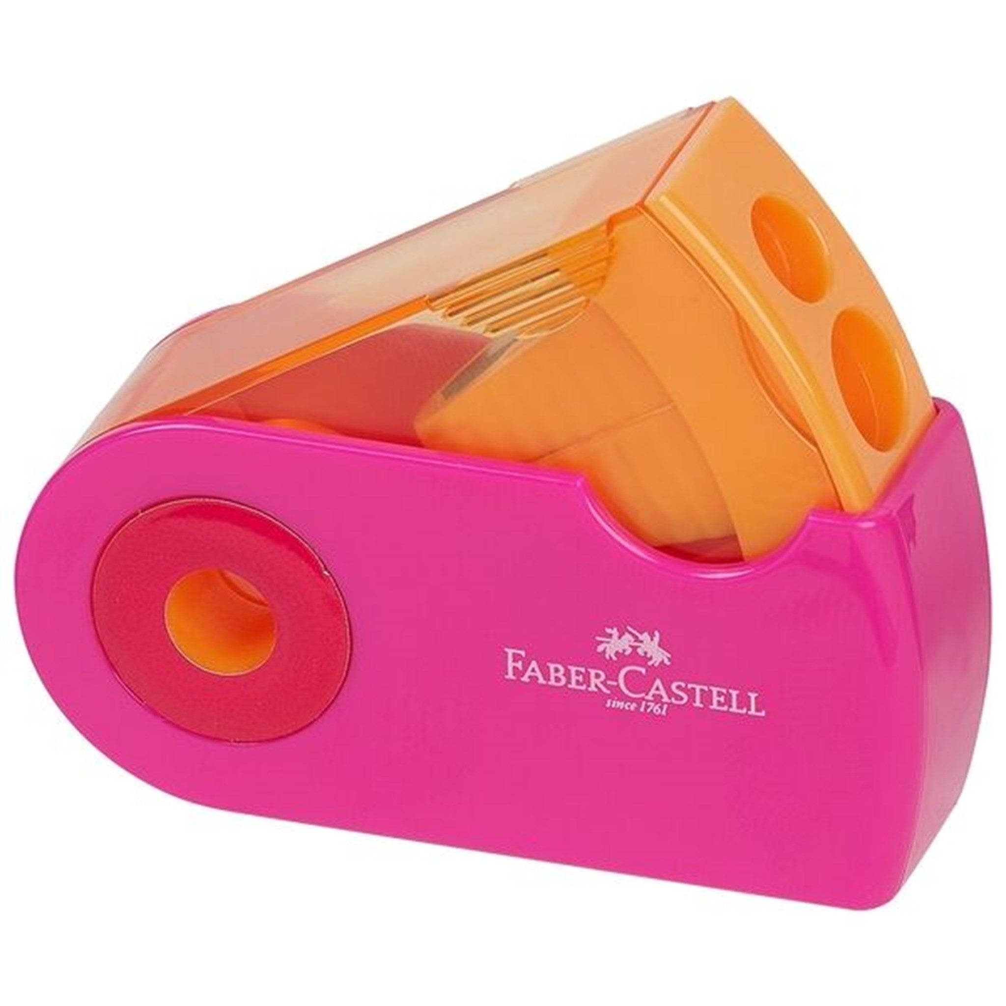 Faber Castell Double Hole Sharpener Pink