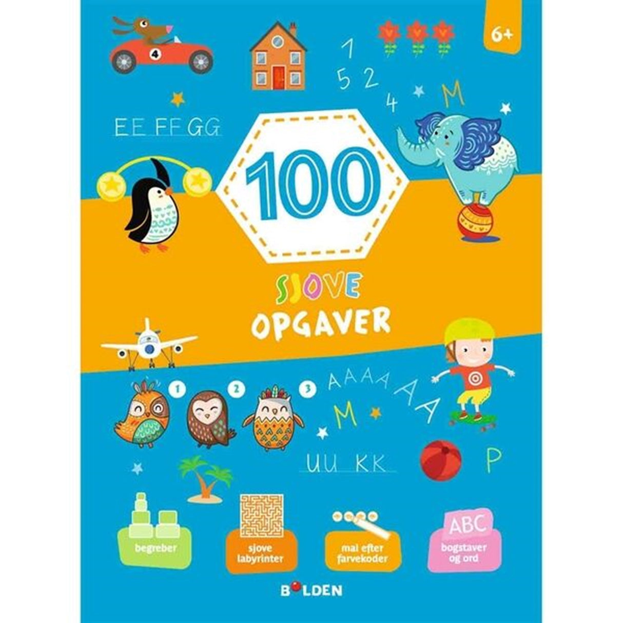 Bolden 100 Sjove Opgaver - Fra 6 år