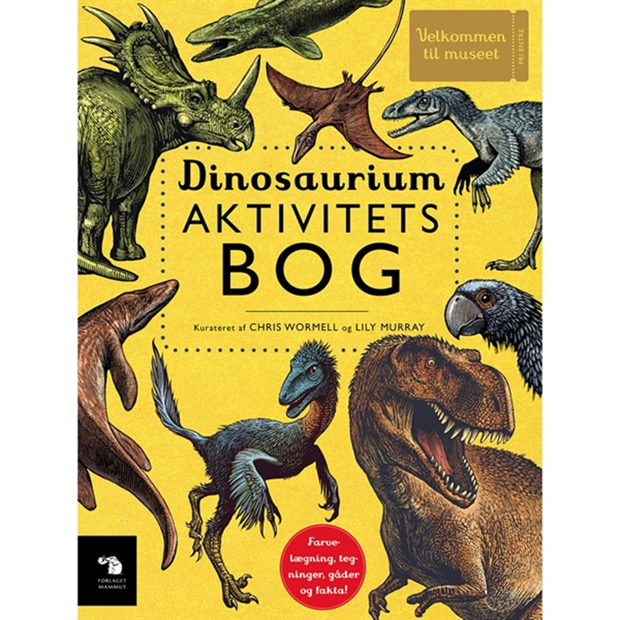 Forlaget Mammut Aktivitetsbok Dinosaurium