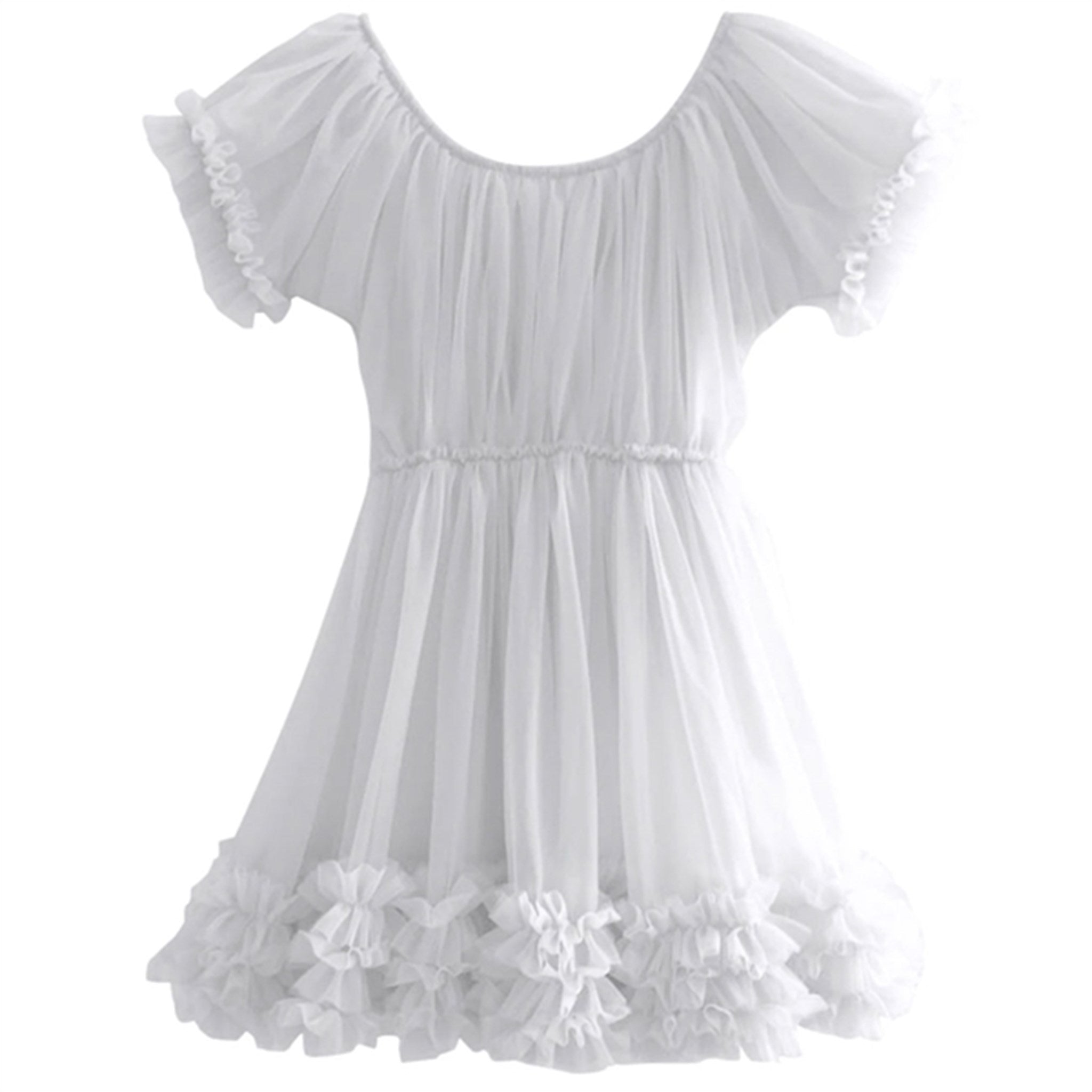 Dolly by Le Petit Frilly Klänning Offwhite