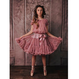 Dolly by Le Petit Tom Frilly Princess Top Mauve