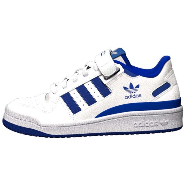 adidas Forum Low Kardborre Sneakers White Royal Blue 4
