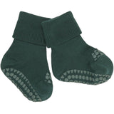 Gobabygo Ull Anti-Slip Strumpor Forrest Green