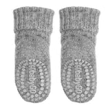 GObabyGO Alpaca Non-Slip Strumpor Grey Melange