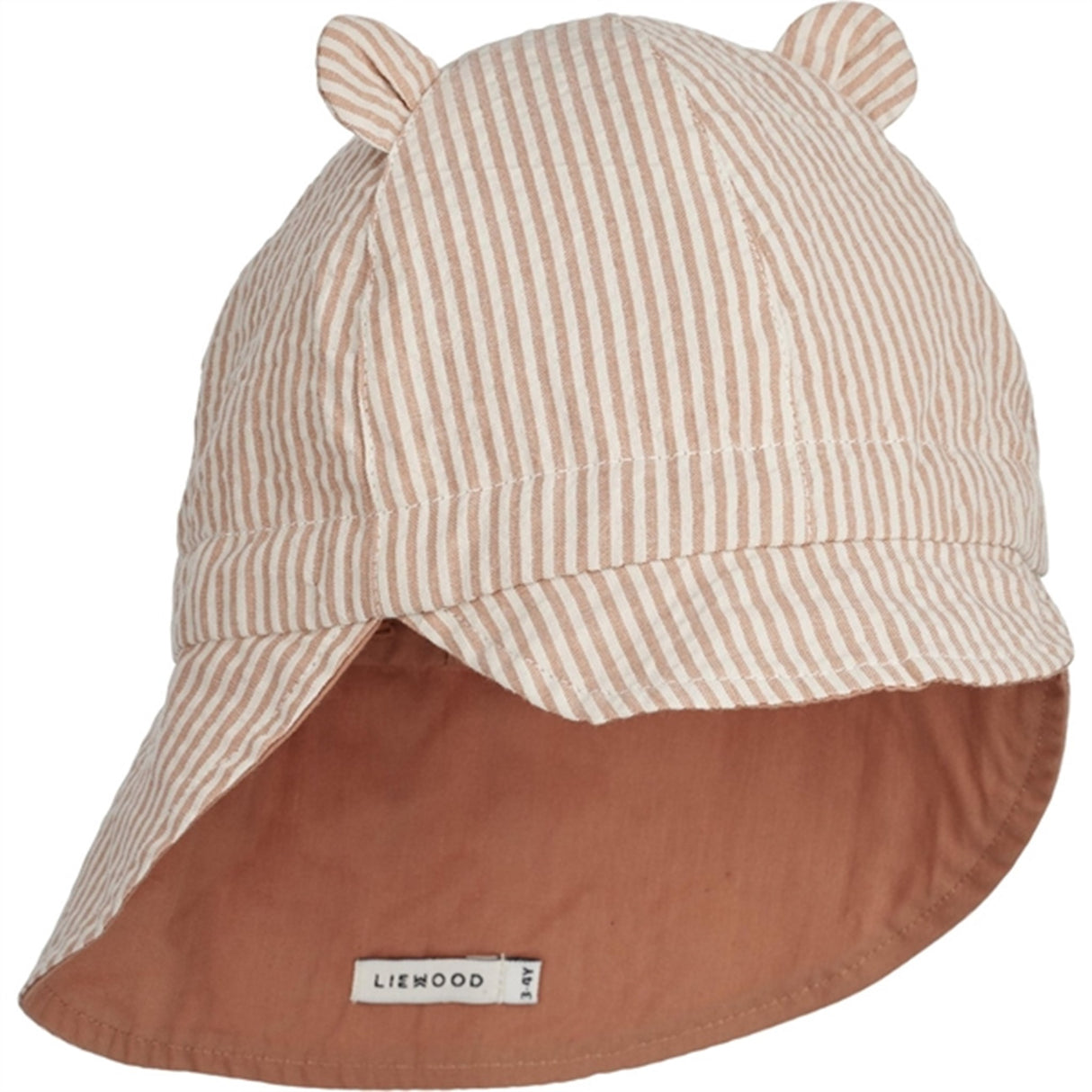 Liewood Gorm Solhatt Stripe Tuscany Rose/Sandy