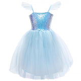 Great Pretenders Sequins Princess Dress Blue