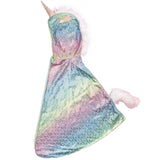 Great Pretenders Rainbow reversible Unicorn Dragon Cape 9