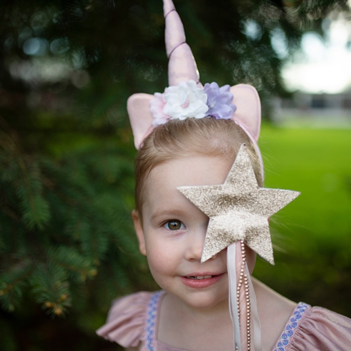 Great Pretenders Shimmer Unicorn Dress & Headband 4