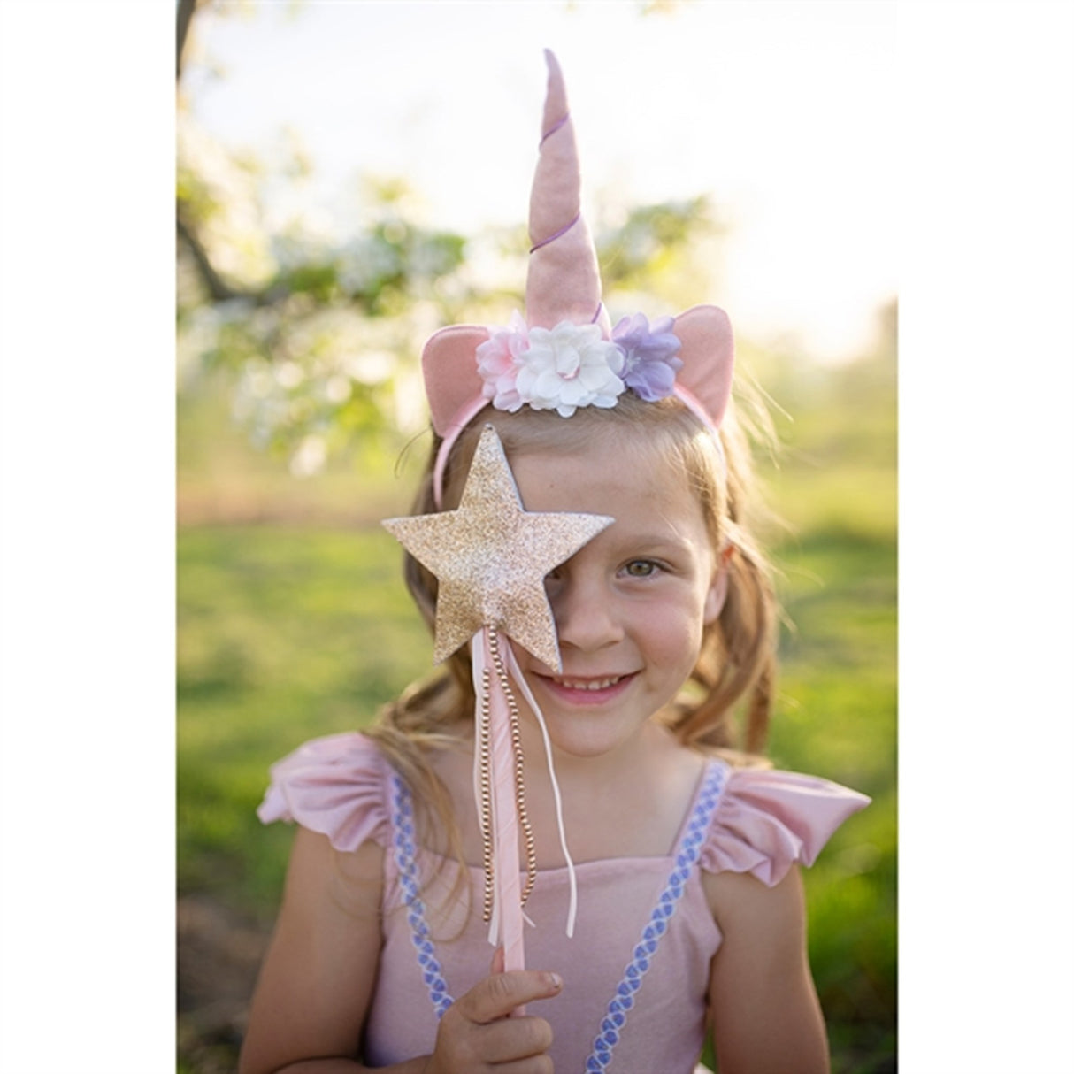 Great Pretenders Shimmer Unicorn Dress & Headband 6