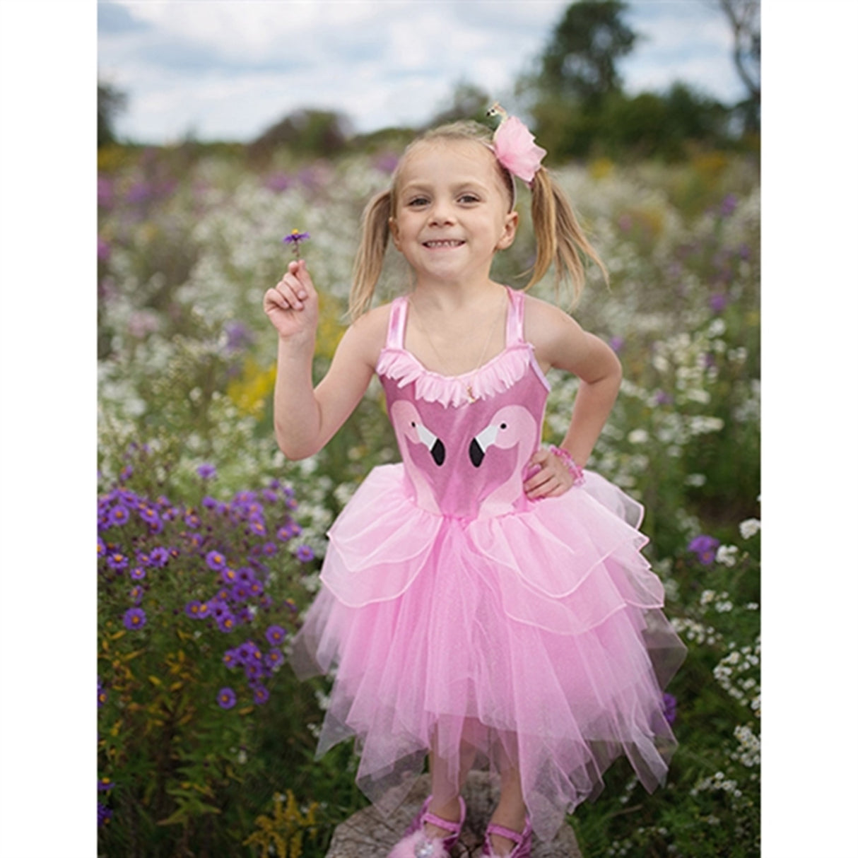 Great Pretenders Fancy Flamingo Dress & Headband