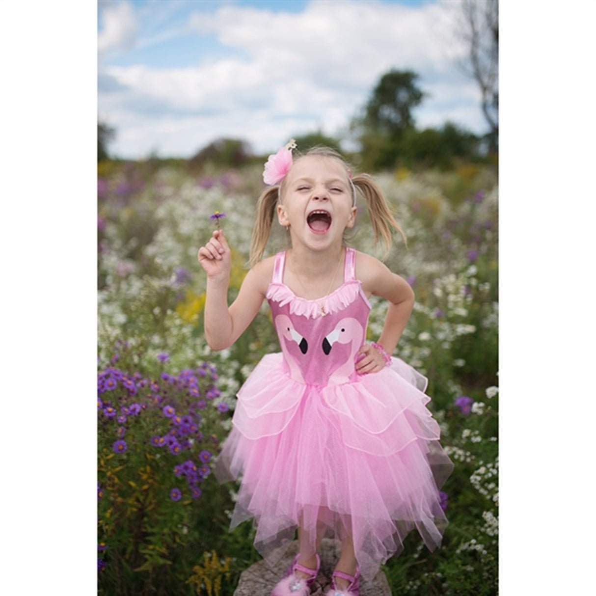 Great Pretenders Fancy Flamingo Dress & Headband