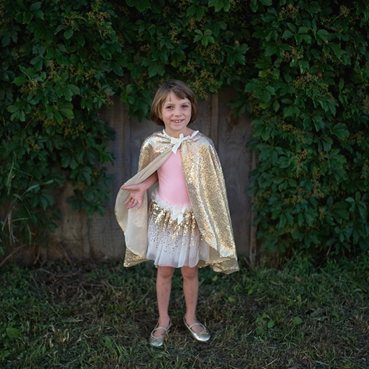 Great Pretenders Gracious Gold Sequins Cape