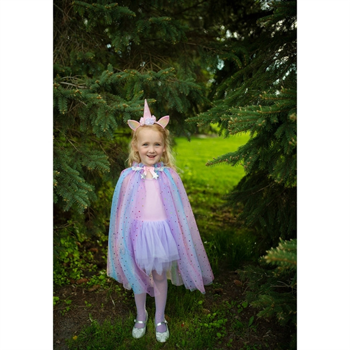 Great Pretenders Rainbow Unicorn Cape & Headband