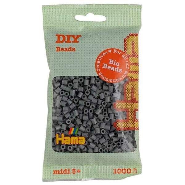 HAMA BIO Midi Beads 1000 pcs Grey